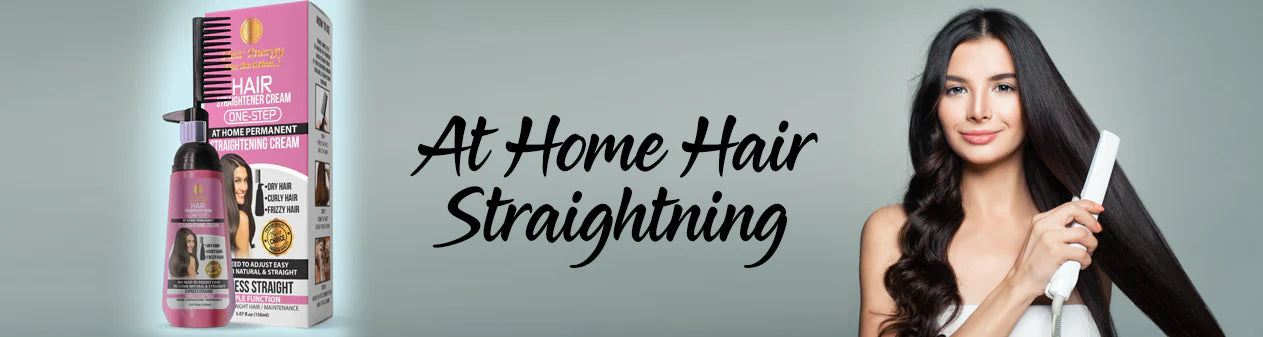 At Home Hair Straightning Hair Energy by Ayesha Sohaib