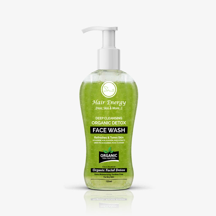 Deep Cleansing Organic Detox Face Wash-Refreshes & Tones Skin (FOR DRY SKIN) (6570746347696)