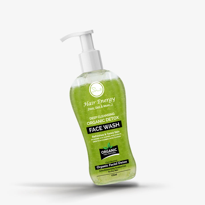 Deep Cleansing Organic Detox Face Wash-Refreshes & Tones Skin (FOR DRY SKIN) (6570746347696)