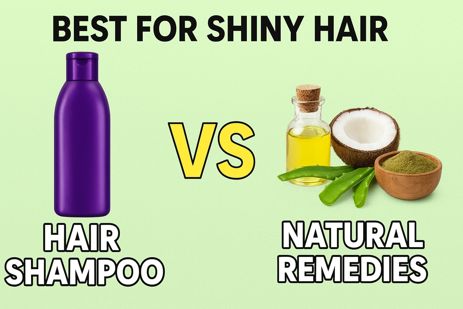 A sleek shampoo bottle promoting shiny hair, displayed with a radiant glow and vibrant colors.