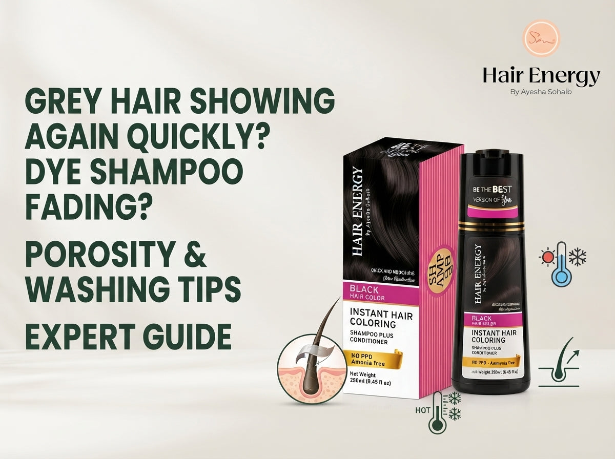 Why Grey Hair Shows Again Quickly After Colour Shampoo