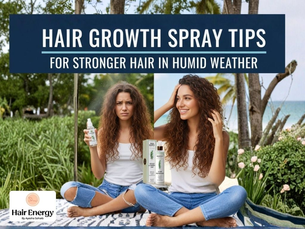 Struggling with hair fall in humid weather? Learn how a hair growth spray can strengthen roots, reduce breakage, and improve hair health in Pakistan’s climate.