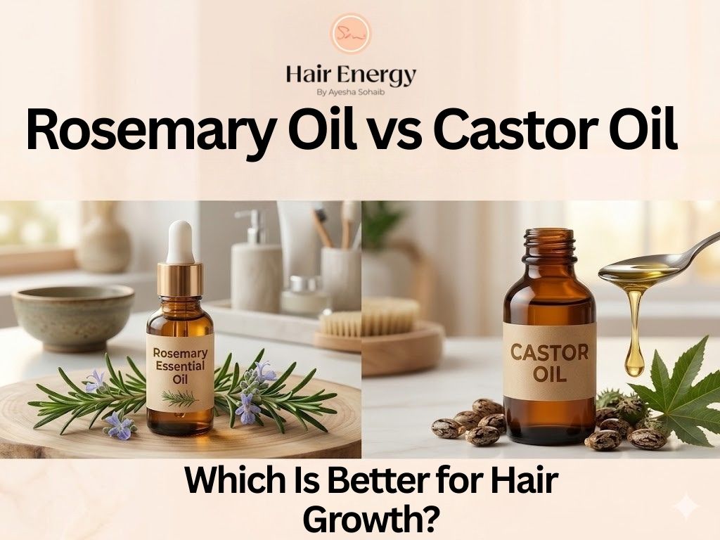 Rosemary Oil vs Castor Oil: Which Is Best for Hair Growth?
