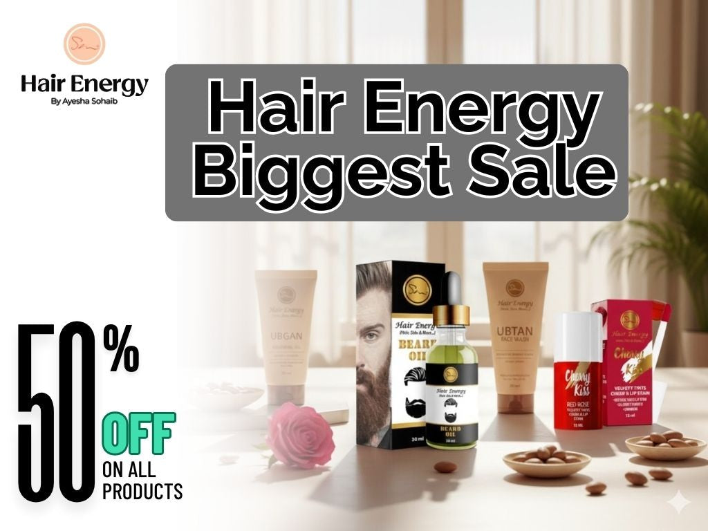 Hair Energy Clearance Sale: Flat 50% OFF on All Products