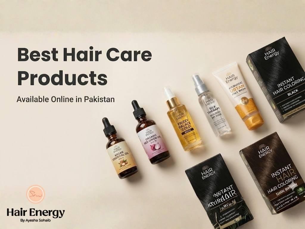 Discover the best hair care products online in Pakistan. From hydration to growth, find the right product for your hair routine at Hair Energy Official.
