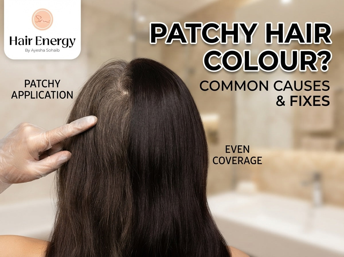 Why Hair Colour Shampoo Gives Patchy Results Sometimes