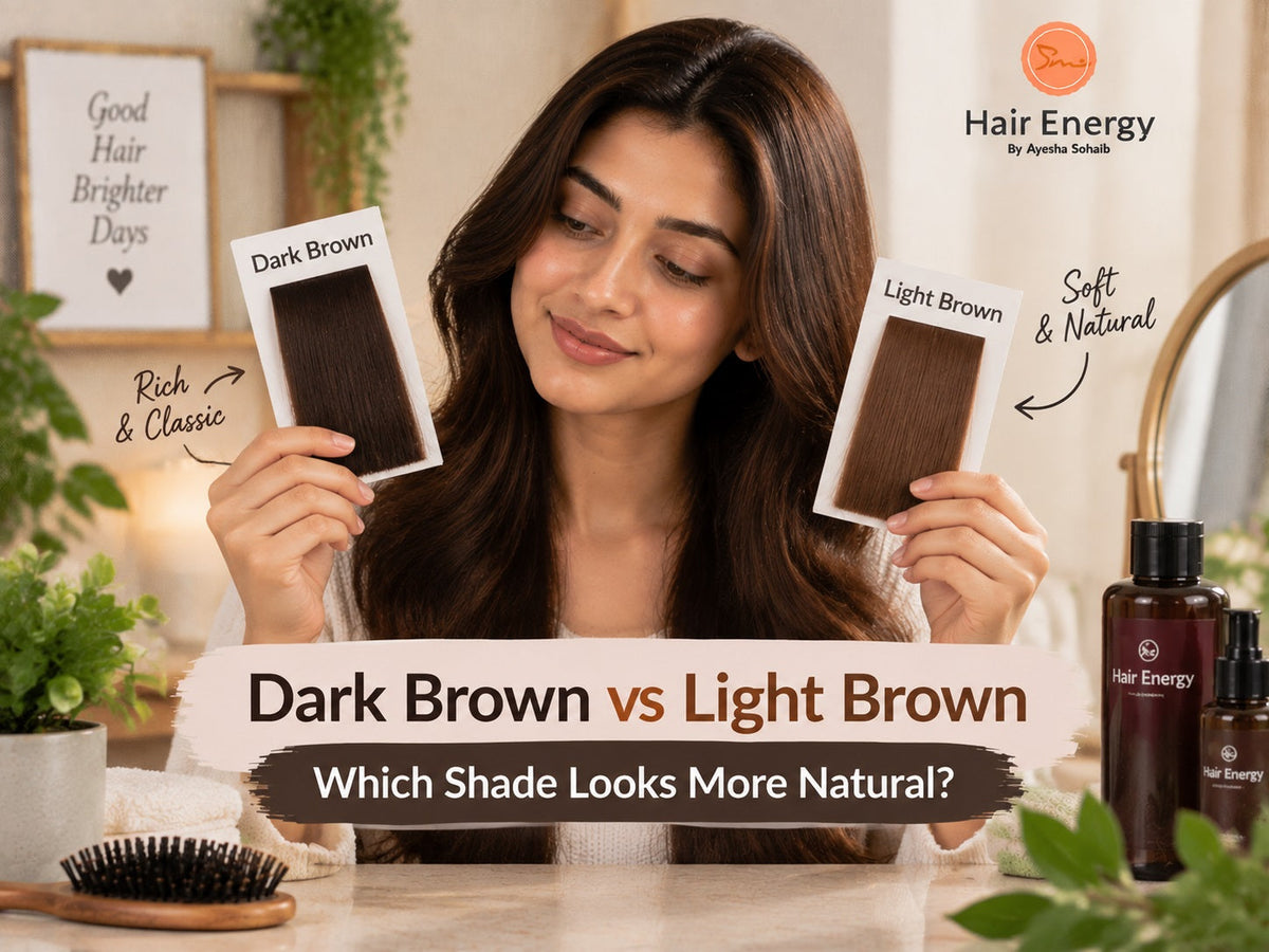 Dark Brown vs Light Brown Hair Colour Shampoo: Which Shade Looks More Natural?