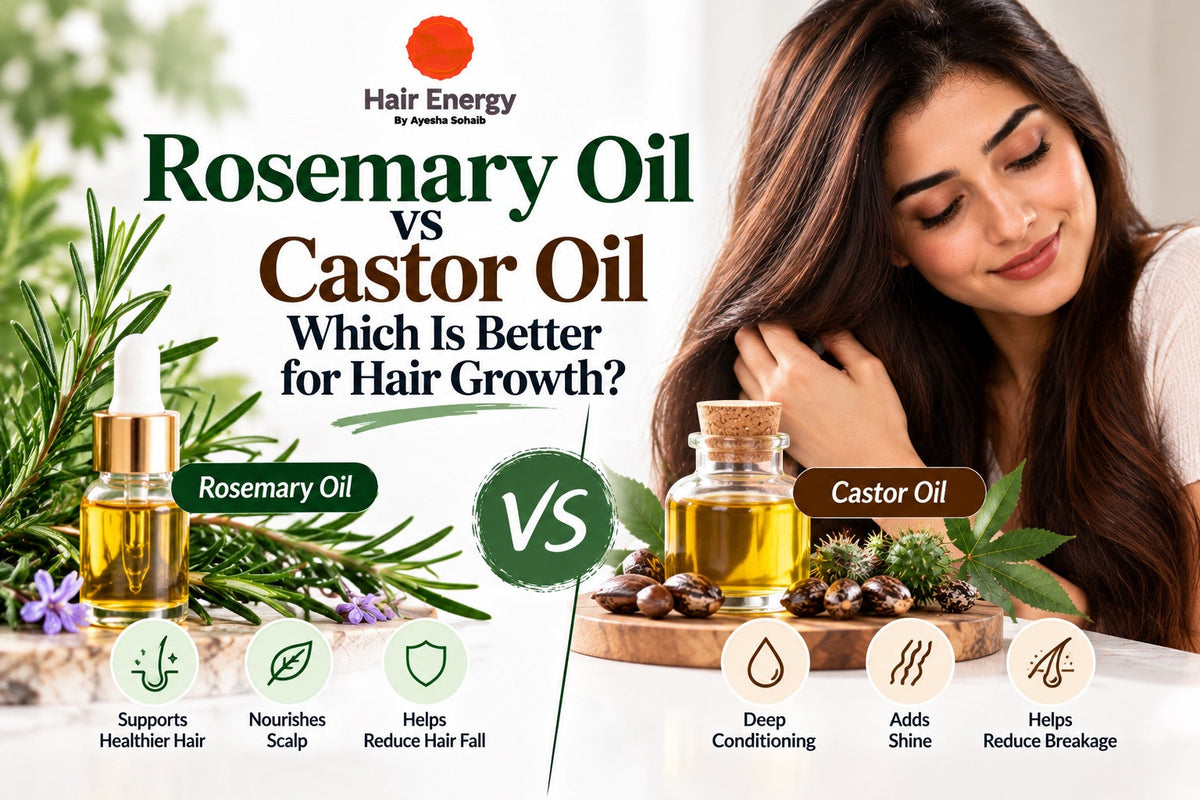 Rosemary Oil vs Castor Oil: Which Is Better for Hair Growth?