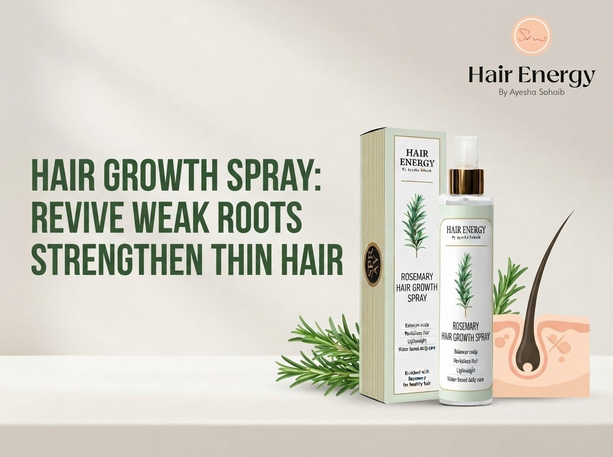 Can Hair Growth Spray Help Weak Roots and Thin Hair?