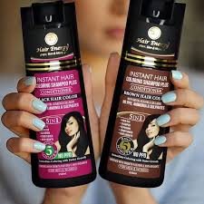 women proudly display hair care product bottles, highlighting their choices for maintaining beautiful hair