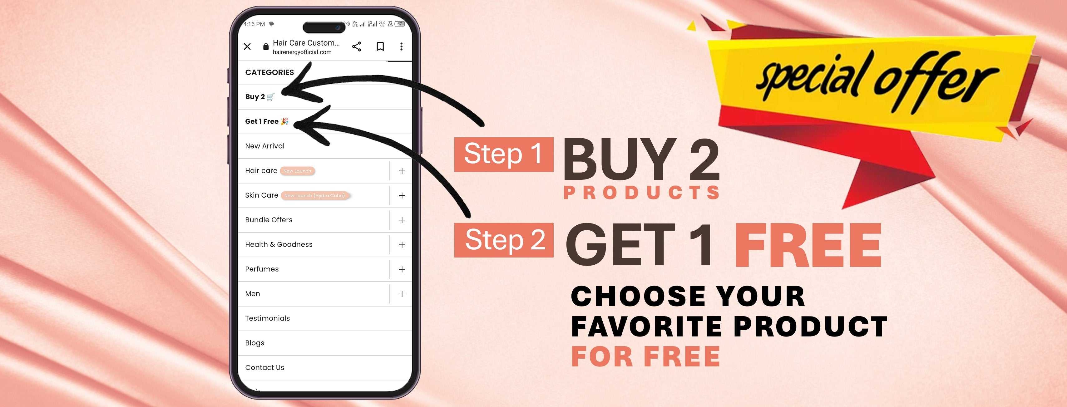 Buy 2 Get 1