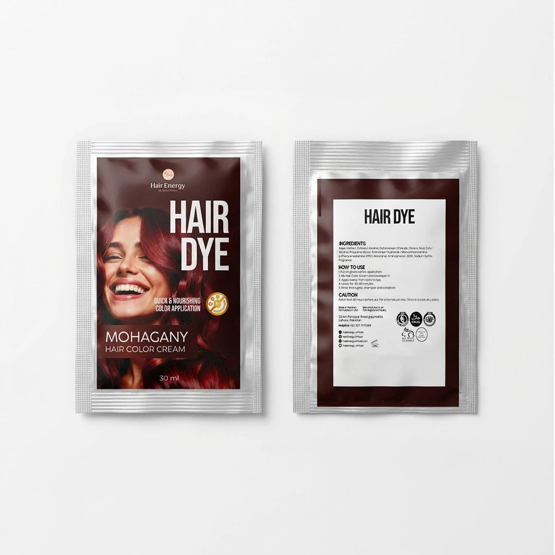 Hair Dye Mohagny Hair Color Sachet