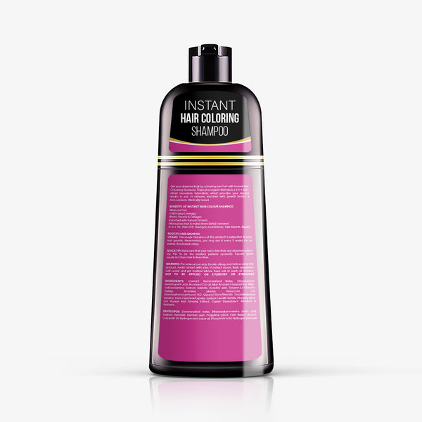 INSTANT HAIR COLORING SHAMPOO + CONDITIONER (BLACK COLOUR ) (7610588037379)