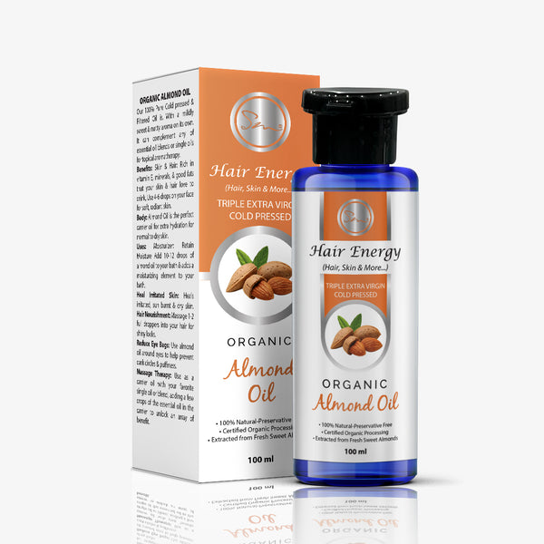 Organic Sweet Almond Oil (Prunus Dulcis) (4492488835169)