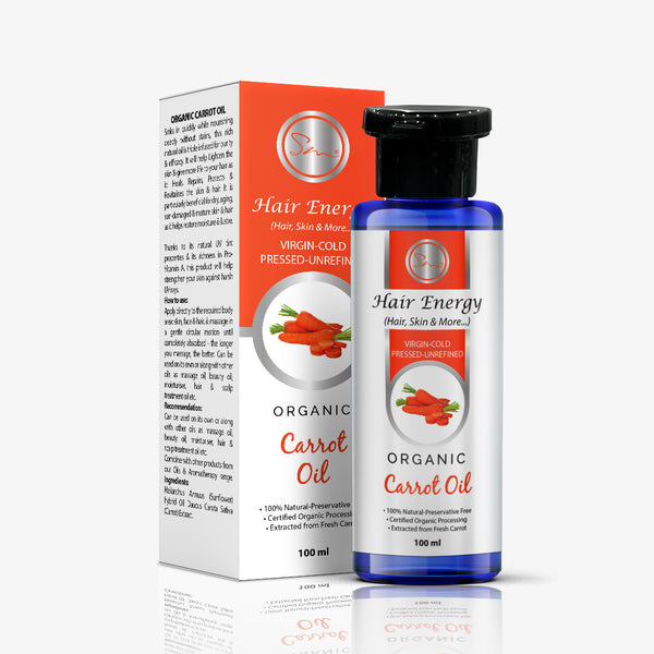 Organic Carrot oil Virgin - cold Pressed Unrefined (7701010579715)