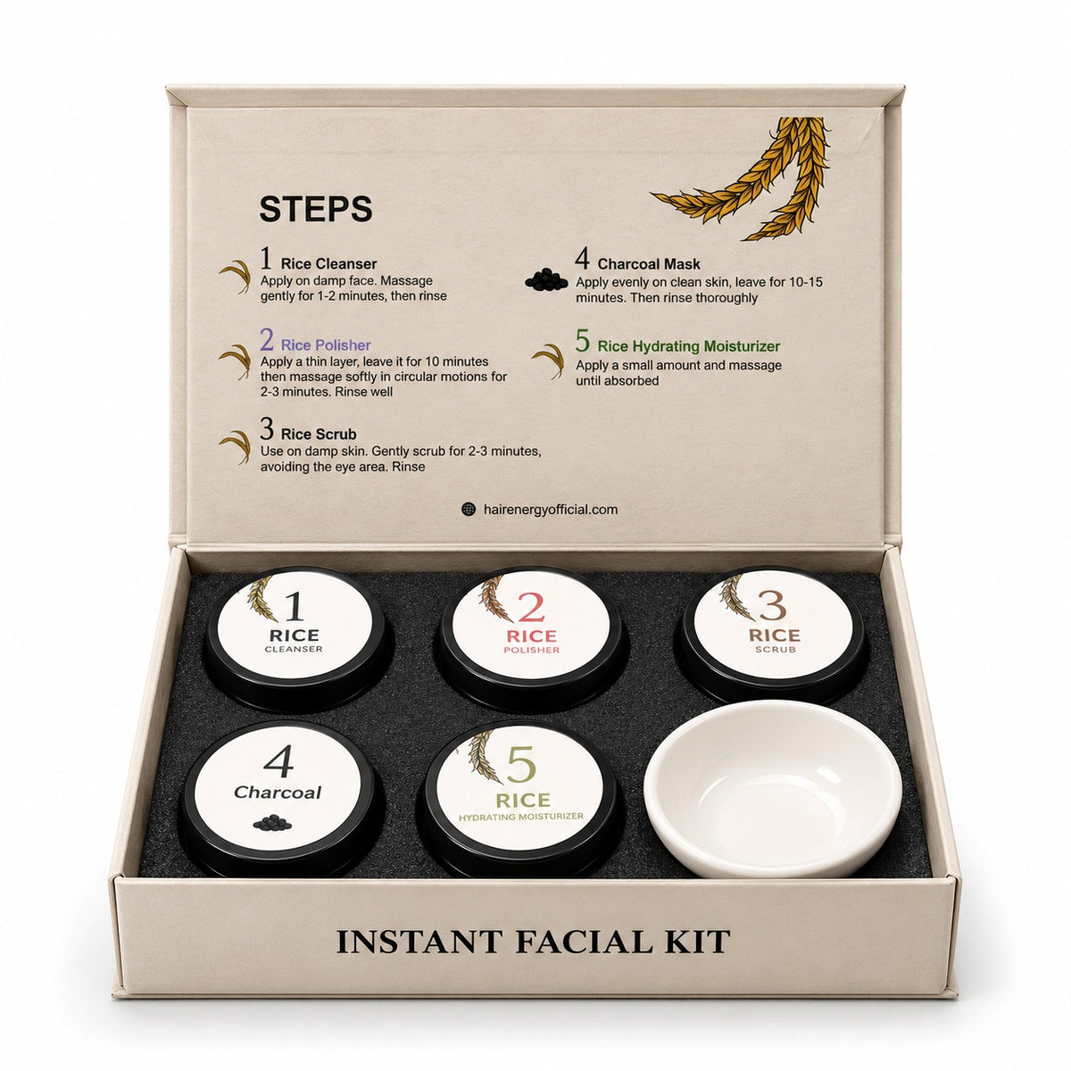 Rice Powered Instant Facial Kit