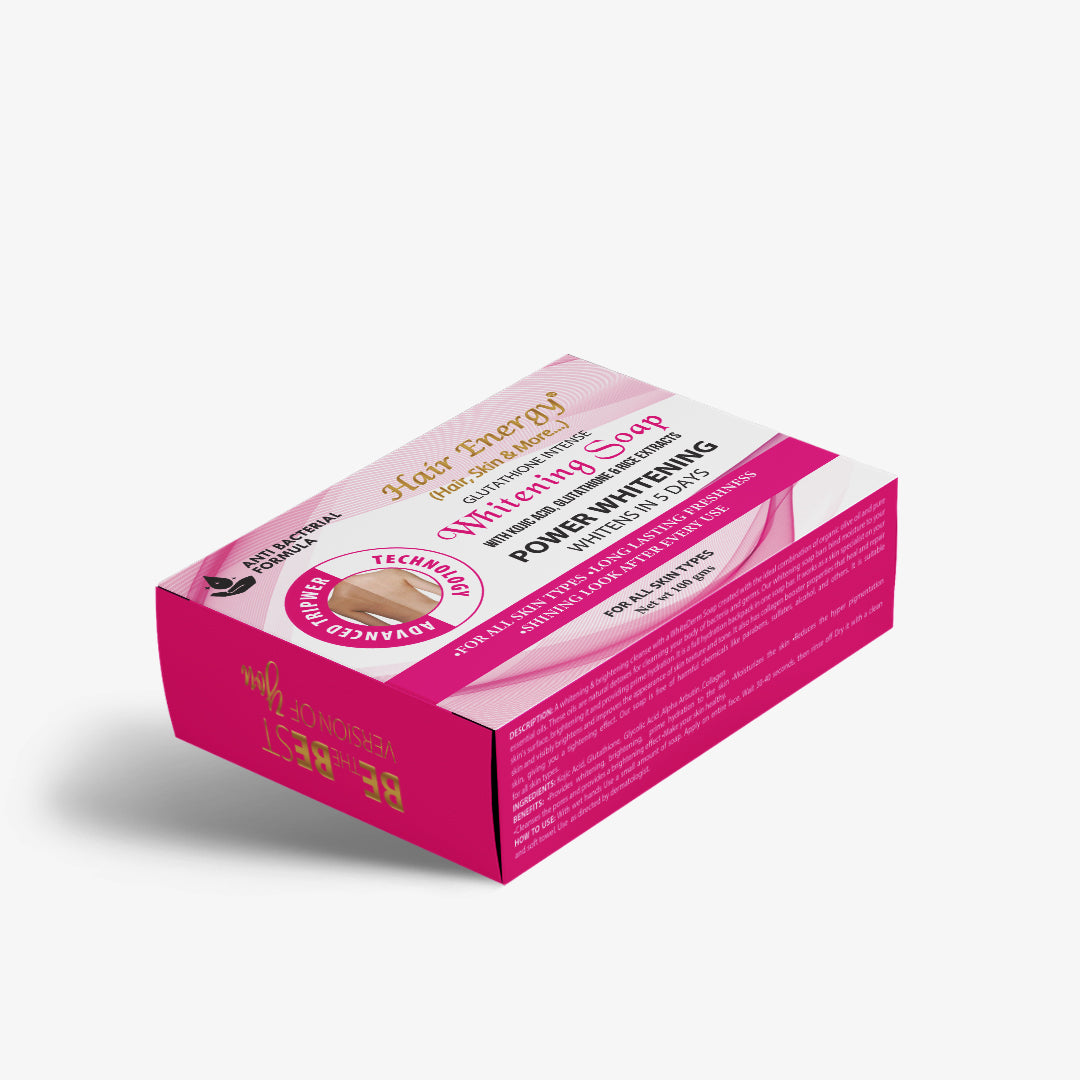 Glutathione Intense Whitening Soap Hair Energy by Ayesha Sohaib Glutathione Intense Whitening Soap Hair Energy by Ayesha Sohaib
