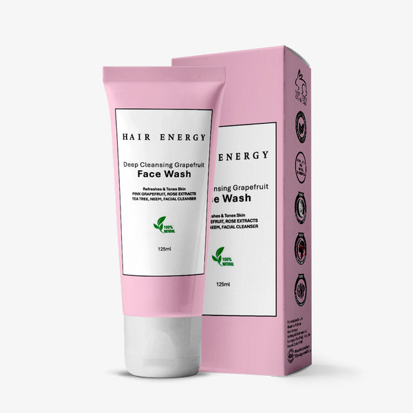 Deep Cleansing Grapefruit Face Wash (For Oily Skins, Acne, Blackheads)
