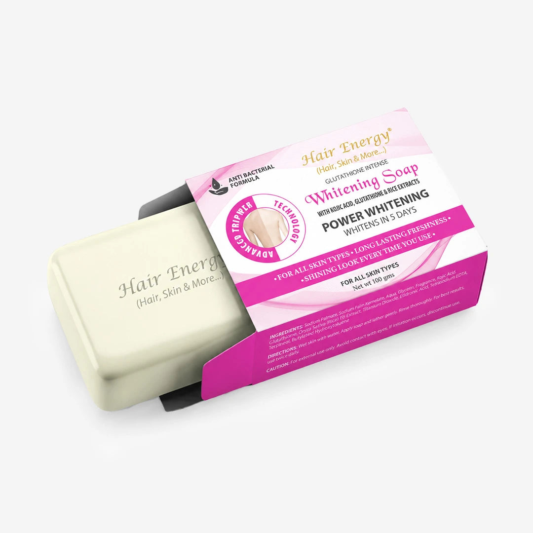 Glutathione Intense Whitening Soap – Hair Energy by Ayesha Sohaib