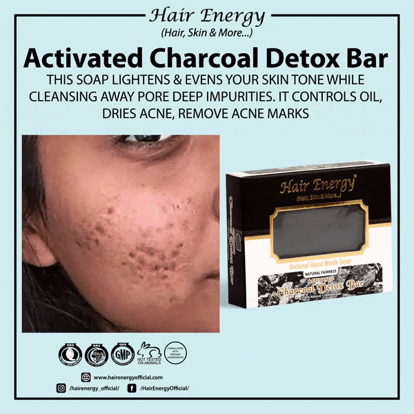 Activated Charcoal Detox Bar (Actual Price "495" After Discount "396