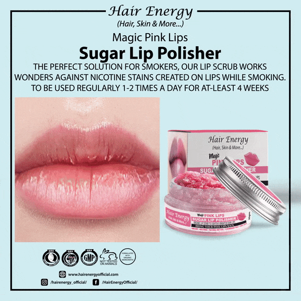 Magic Pink Lips Sugar Lip Polisher (30 gms) Hair Energy by Ayesha